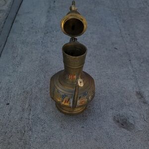 Vintage Brass Decorative Pitcher